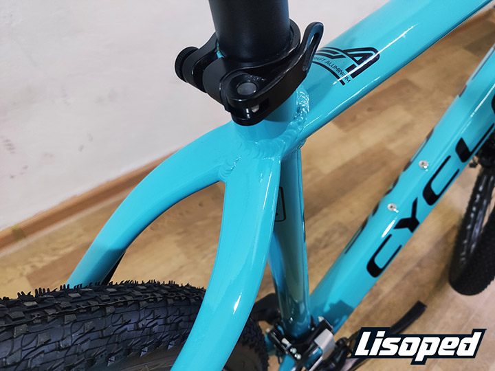 Фотографія Велосипед 27,5" Cyclone AX (2020) 2020 блакитний
